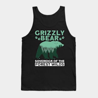 Grizzly Bear - Sovereign of the Forest Wilds - Grizzly Bear Tank Top